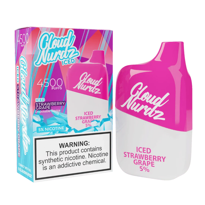 ICED Strawberry Grape / 0% Cloud Nurdz 4500
