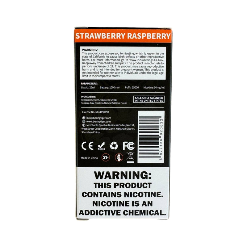 Strawberry Raspberry - Luffbar Boring Tiger 25000
