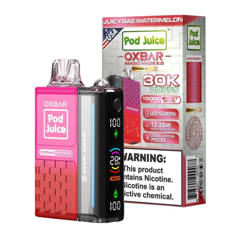 Juicy Bae Watermelon OXBAR x Pod Juice 30K Magic Maze 2
