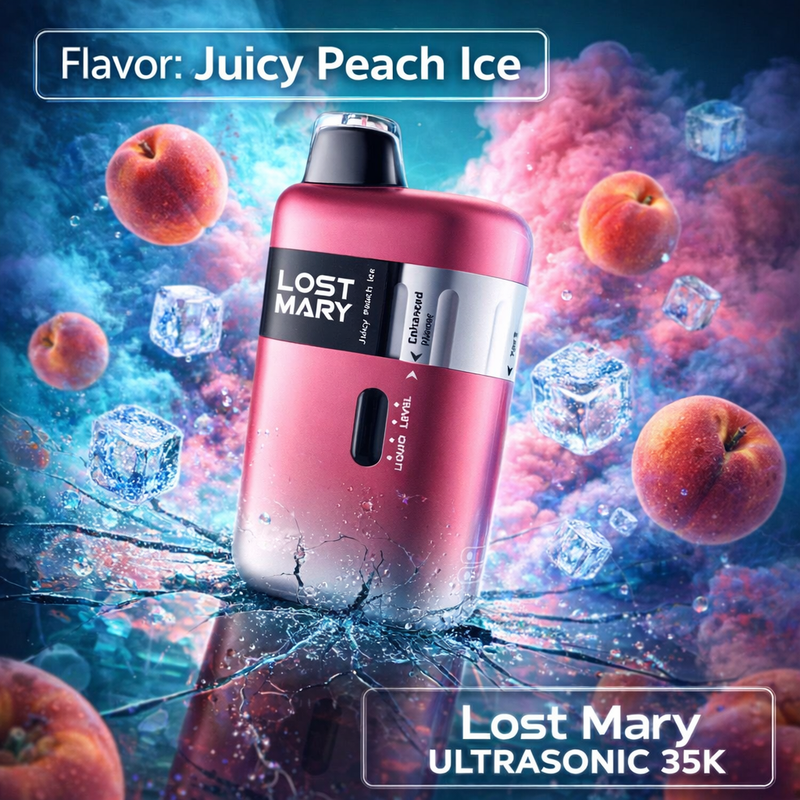 Juicy Peach Ice Lost Mary ULTRASONIC 35K
