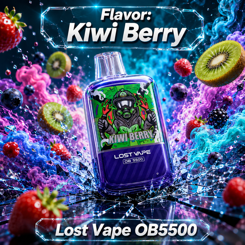 Kiwi Berry Lost Vape OB5500
