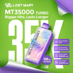 Lost Mary MT35000 Turbo | Powerful Flavor & Performance Lost Mary MT35000 Turbo | Powerful Flavor & Performance
