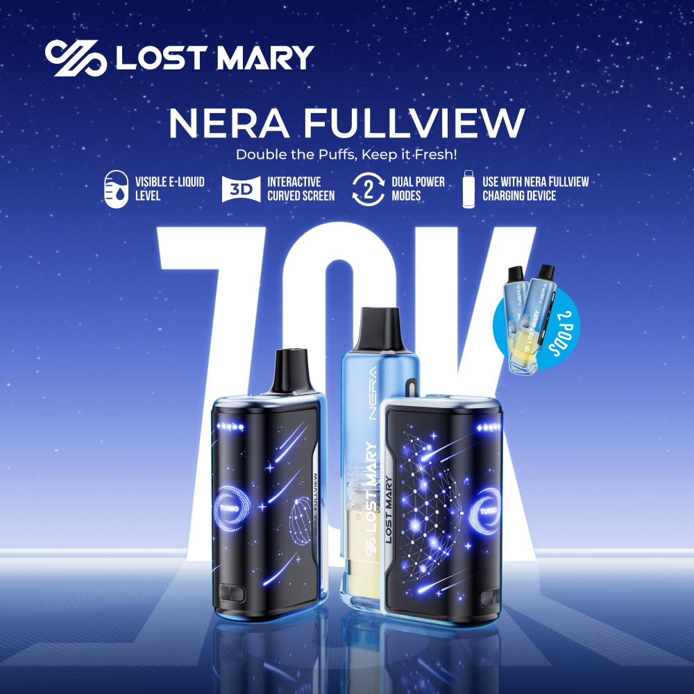 Lost Mary Nera Fullview 70K POD