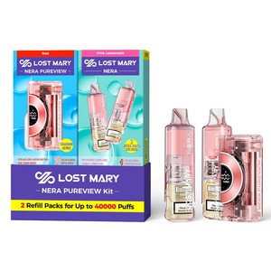 Red - Pink Lemonade - Lost Mary - NERA Pureview 40K Kit (1 Device + 2 Refills)