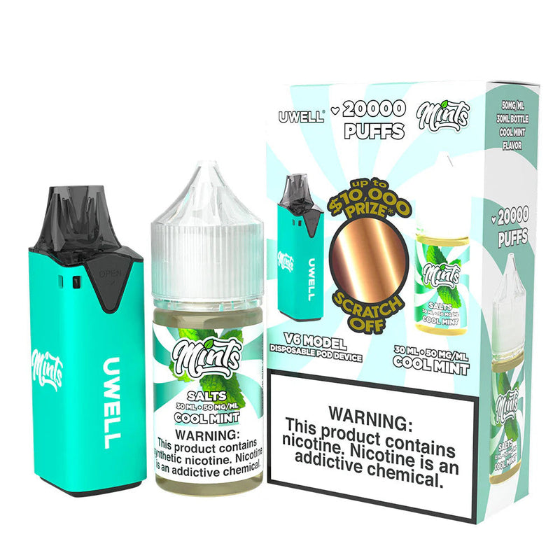 Mints Salt x Uwell V6 Kit
