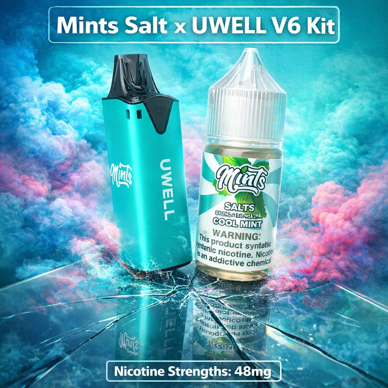 Mints Salt x Uwell V6 Kit
