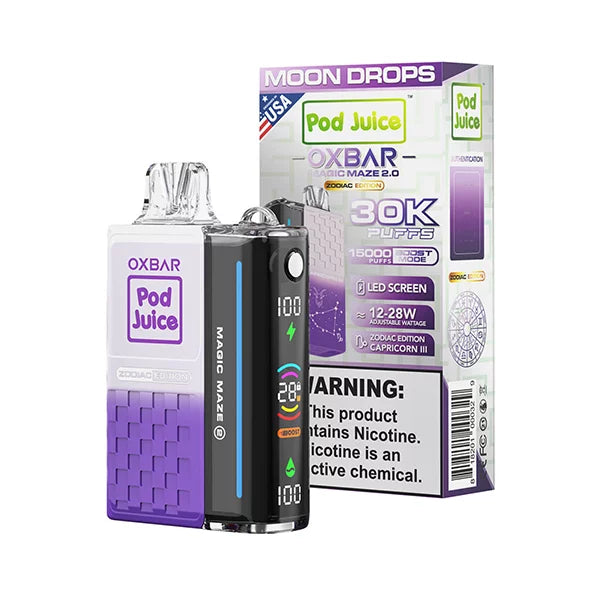 Moon Drops OXBAR x Pod Juice 30K Magic Maze 2