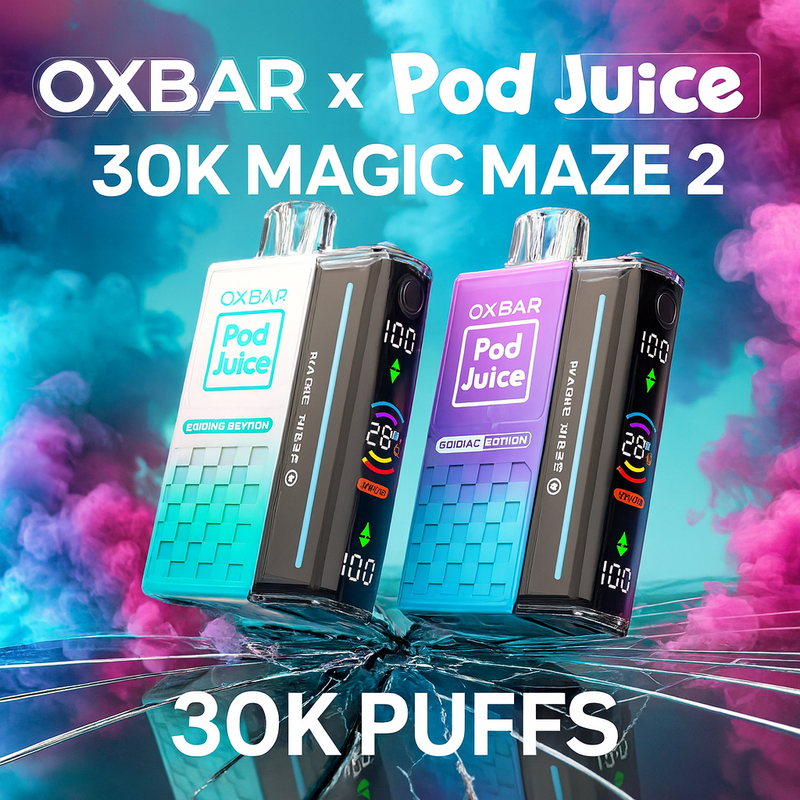 OXBAR x Pod Juice 30K Magic Maze 2
