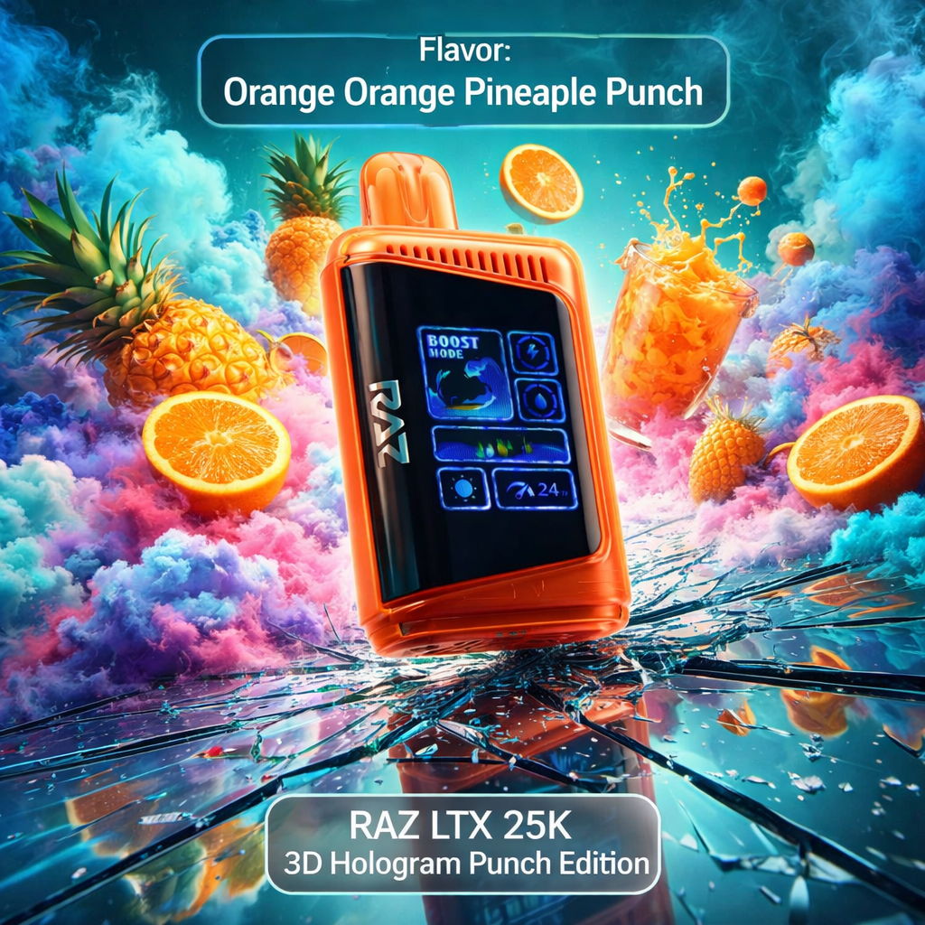 Orange Pineapple Punch - RAZ LTX 25K 3D Hologram Punch Edition
