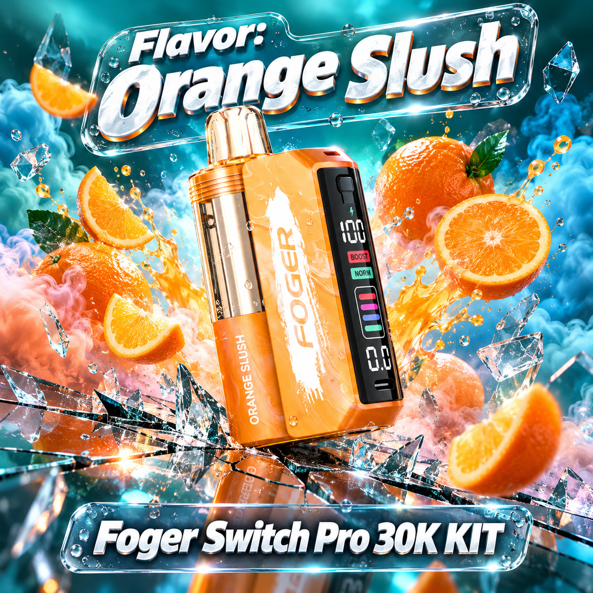 Orange Slush Foger Switch Pro 30K KIT