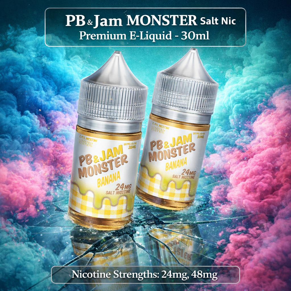 PB & Jam Monster Salt Nic Premium E-Liquid 30ml