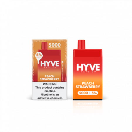 Peach Strawberry / 5% Hyve 5000

