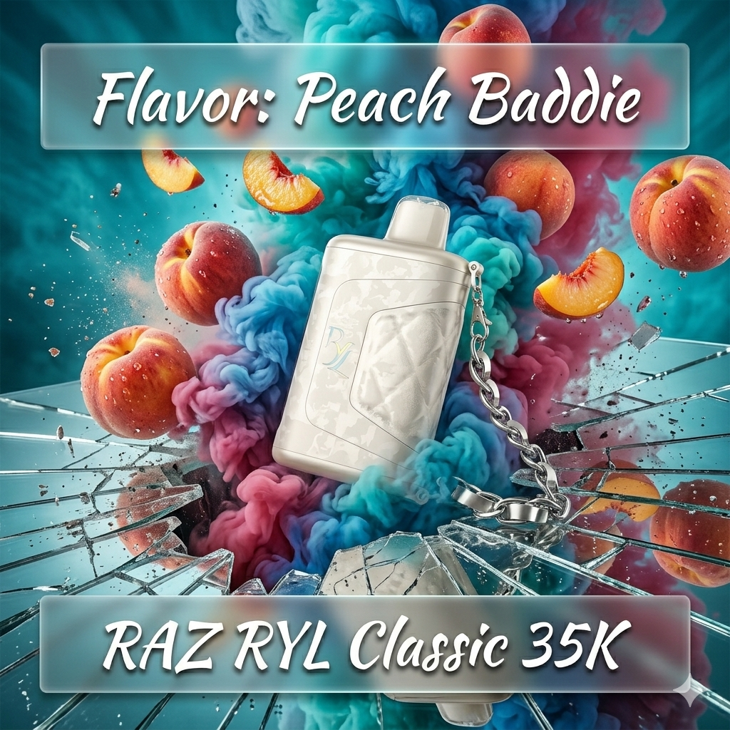 raz georgia peach vape Georgia Peach - RAZ CA6000 main image 1