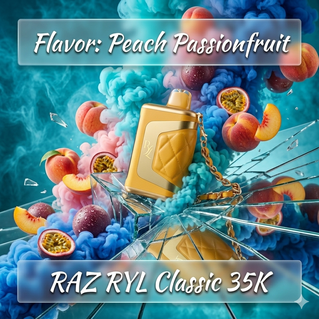 raz georgia peach vape Georgia Peach Raz Vape main image 1