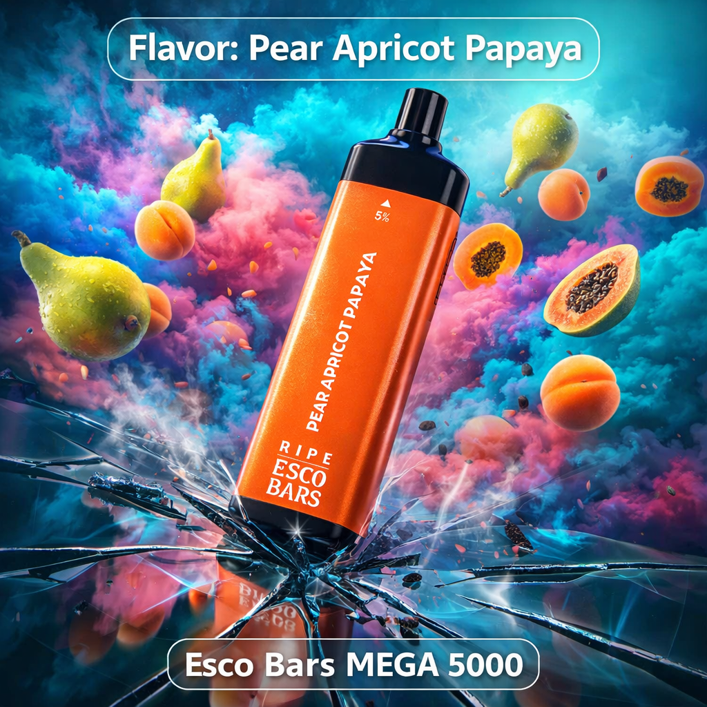 Pear Apricot Papaya Esco Bars MEGA 5000