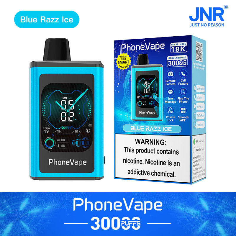 Blue Razz Ice JNR PhoneVape 30K