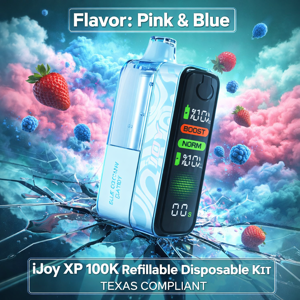 iJoy XP 100K Refillable Disposable KIT TEXAS COMPLIANT