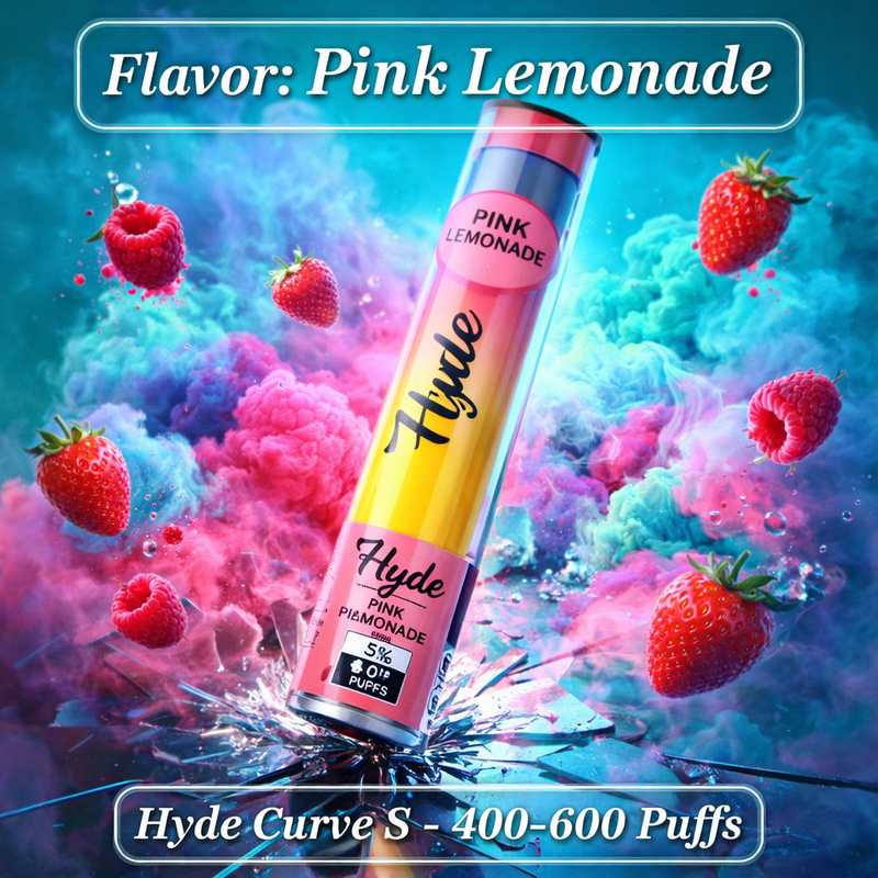 Pink Lemonade Hyde Curve S - 400-600 Puffs
