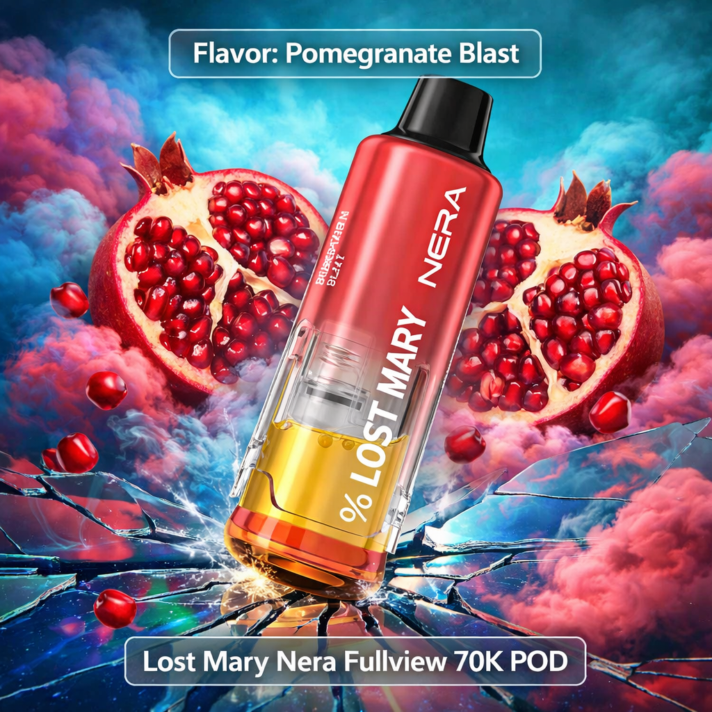 Pomegranate Blast - Lost Mary Nera Fullview 70K POD