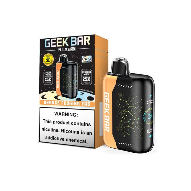 Orange Fcuking Fab Geek Bar Pulse X 25K
