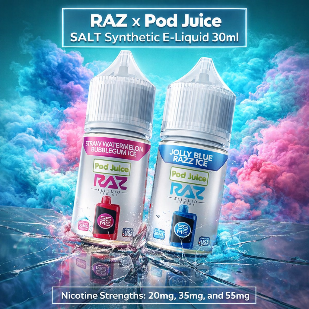 RAZ x Pod Juice SALT Synthetic E-Liquid 30ml