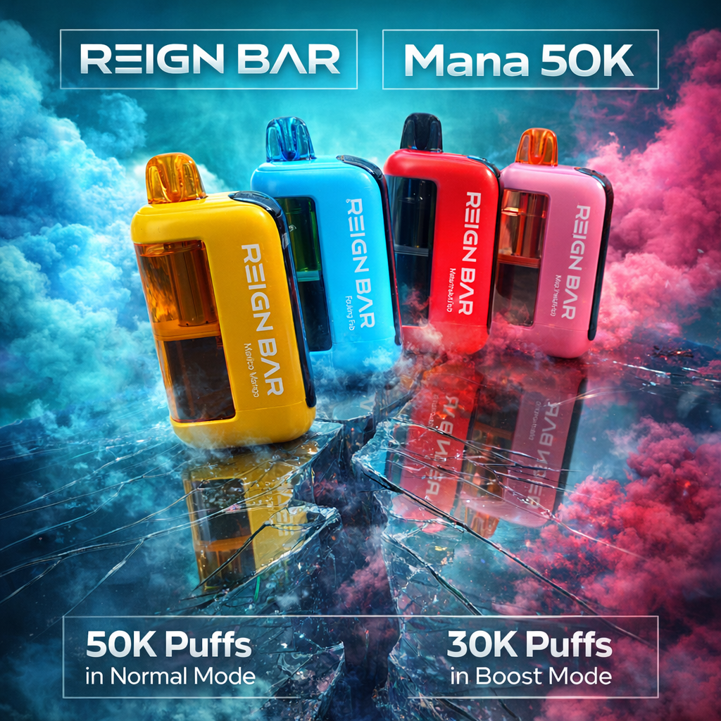 REIGN BAR Vapes: Up to 50K Puffs | Adjustable & Rechargeable REIGN BAR Vapes: Up to 50K Puffs | Adjustable & Rechargeable