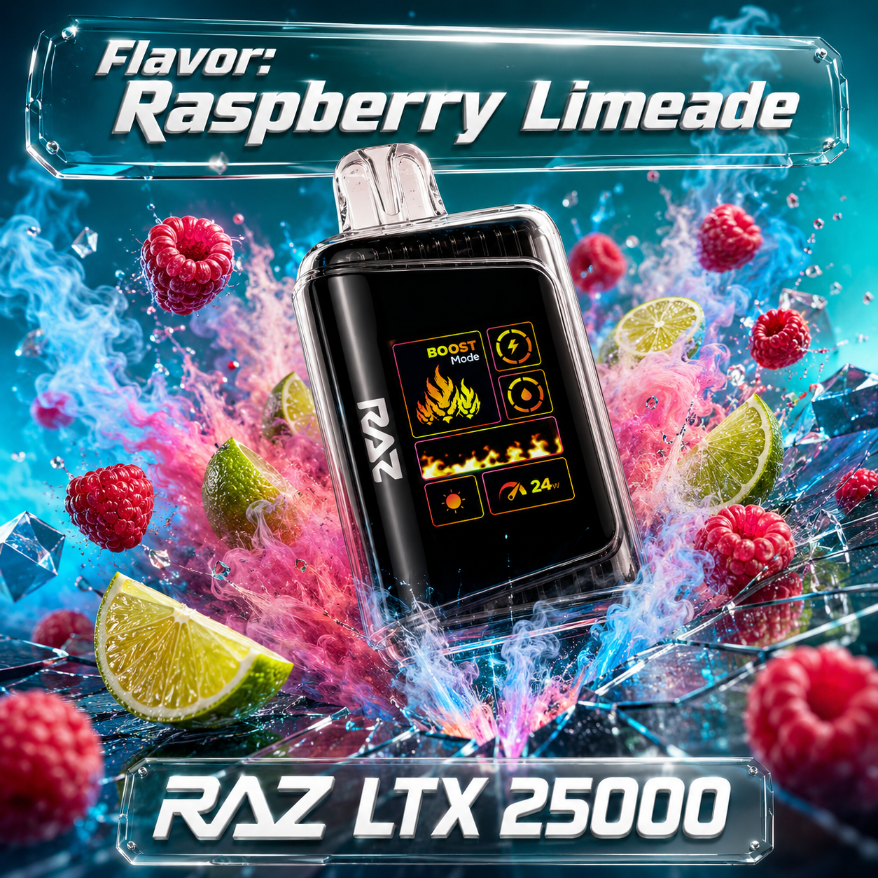 Raspberry Limeade - RAZ LTX 25000