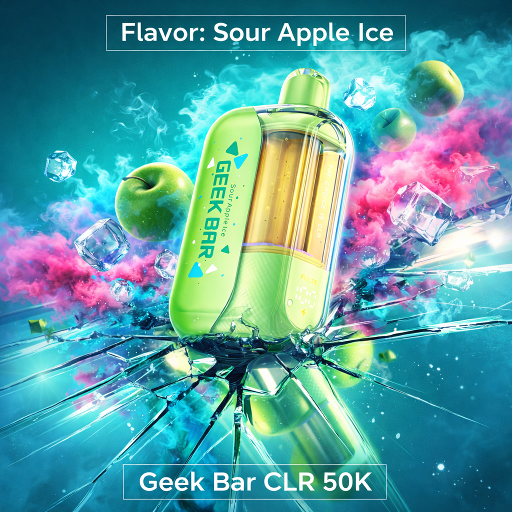 Geek Bar CLR 50K - Sour Apple Ice