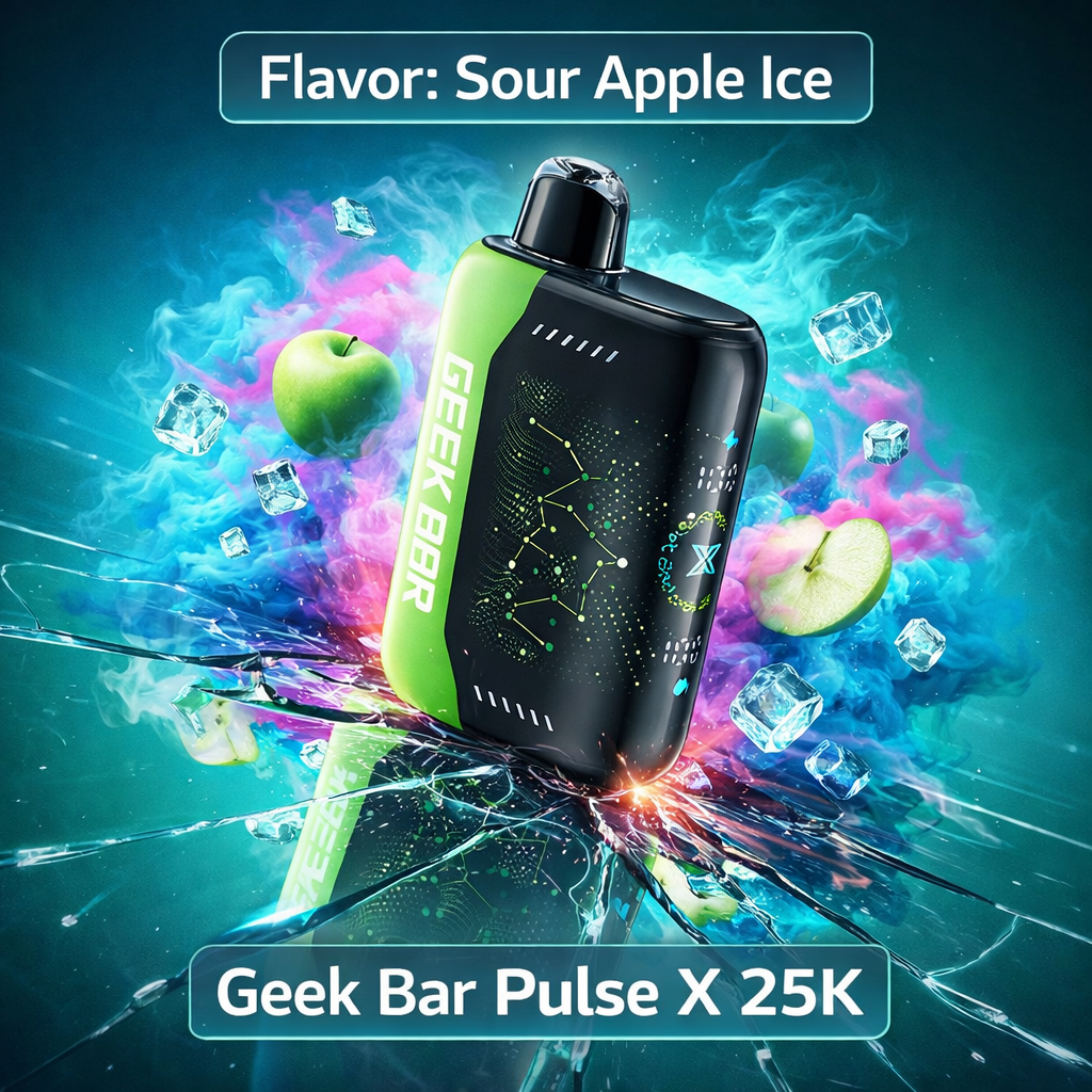 Geek Bar Pulse X 25K - Sour Apple Ice
