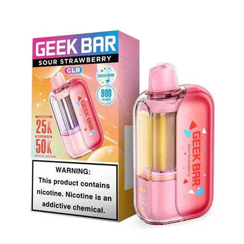 Sour Strawberry Geek Bar CLR 50K
