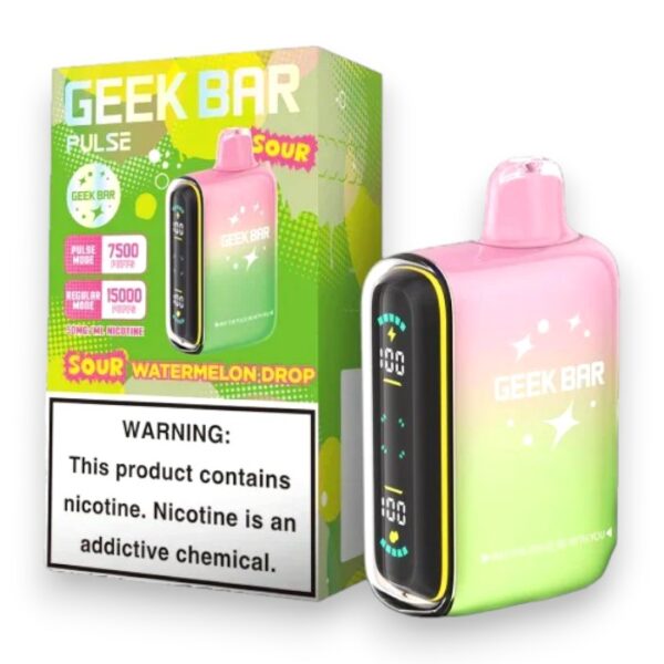 Sour Watermelon Drop (Sour Edition) Geek Bar PULSE 15000