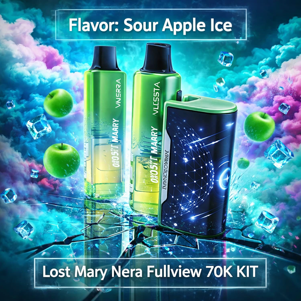 Lost Mary Nera Fullview 70K KIT - Sour Apple Ice