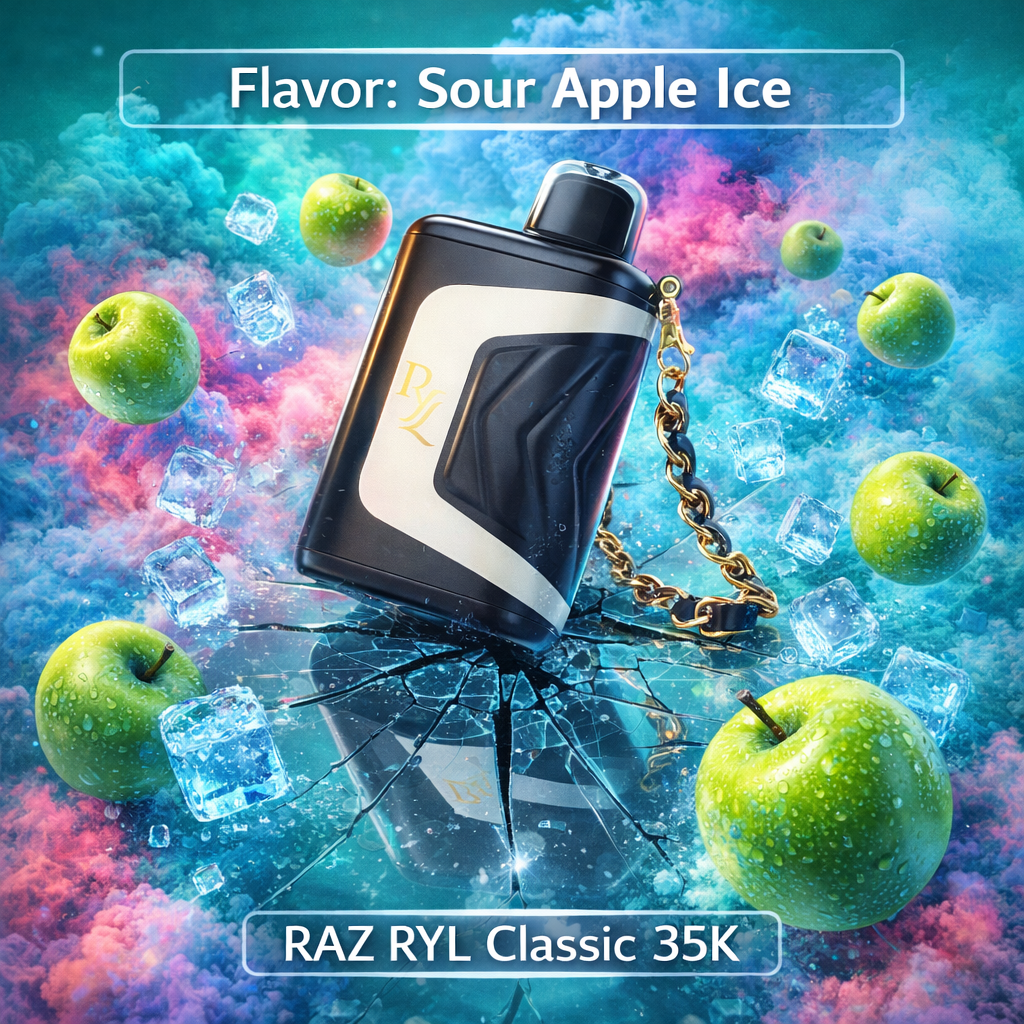 Sour Apple Ice – RAZ | Flavor in Disposable Vape