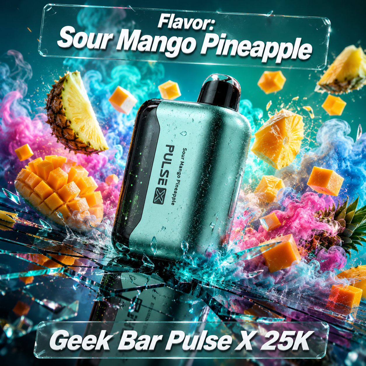 Sour Mango Pineapple - Geek Bar Pulse X 25K