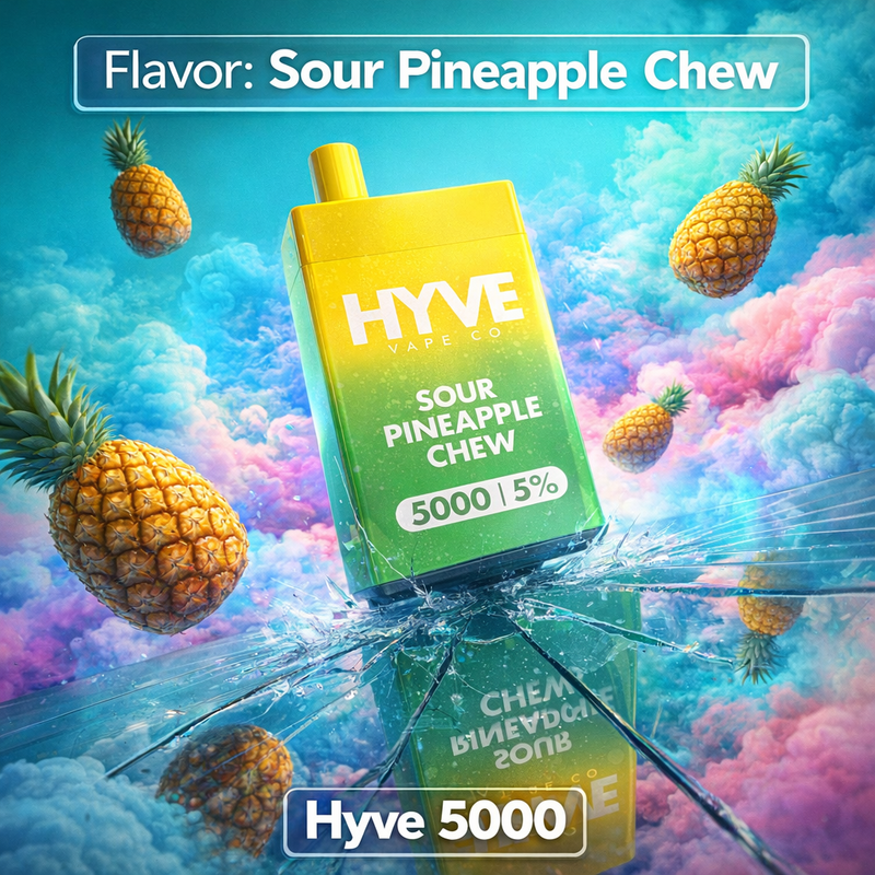 Sour Pineapple Chew / 0% Hyve 5000
