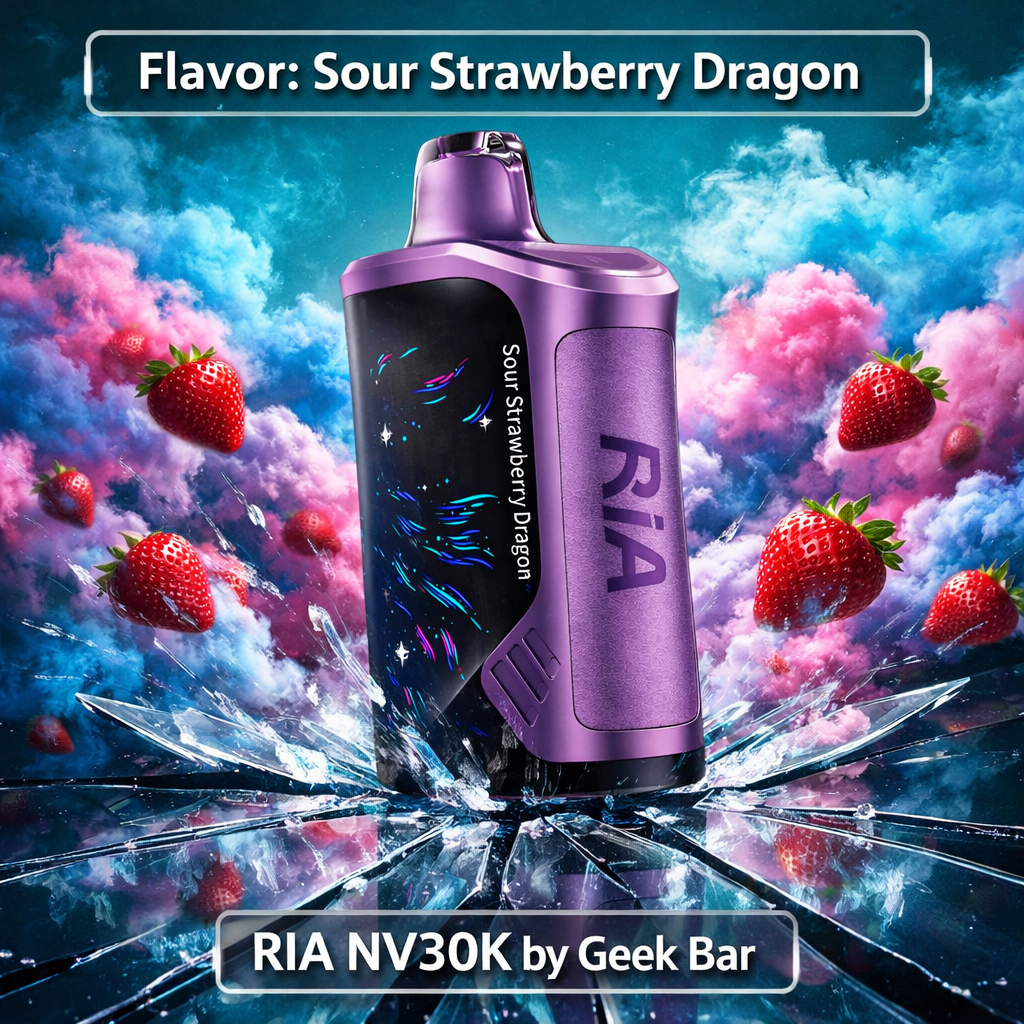 Sour Strawsberry Dragon - RIA NV30K by Geek Bar