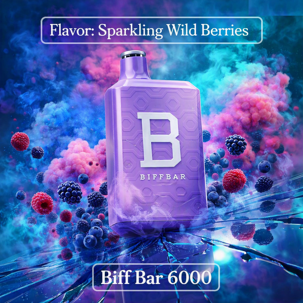 Sparkling Wild Berries Biff Bar 6000