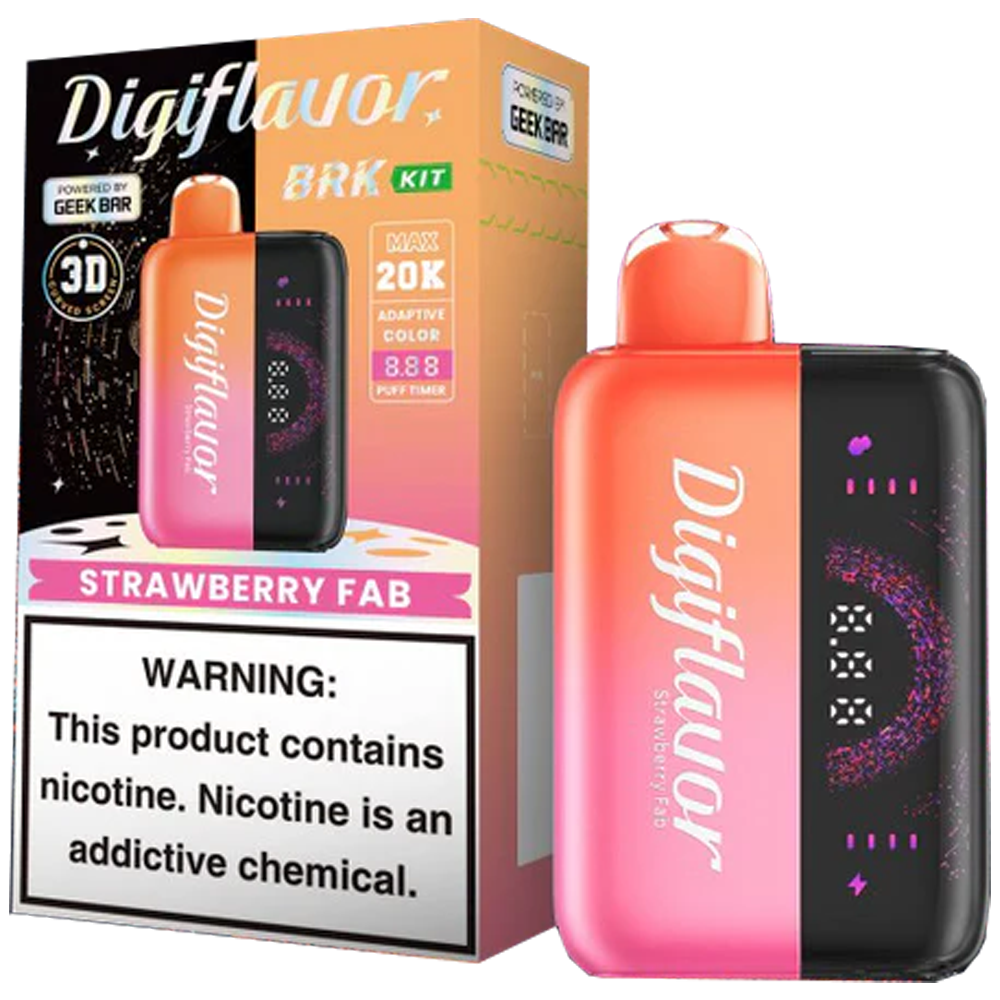 Strawberry Fab Digiflavor BRK Full Kit