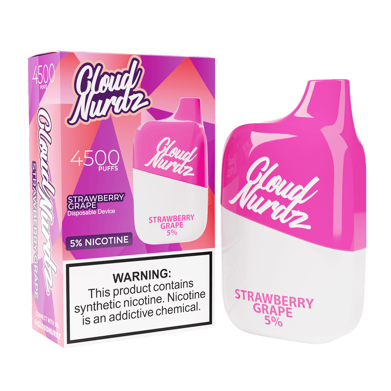 Strawberry Grape / 0% Cloud Nurdz 4500

