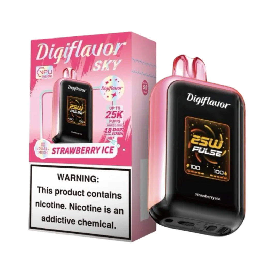 Strawberry Ice Digiflavor SKY 25K by Geek Bar