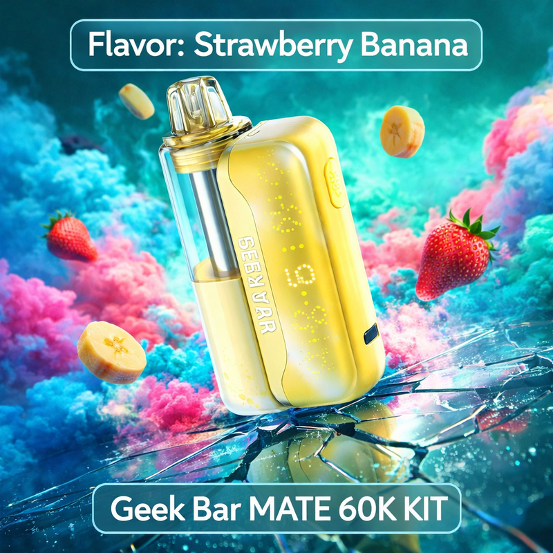 Strawberry Banana Geek Bar MATE 60K KIT
