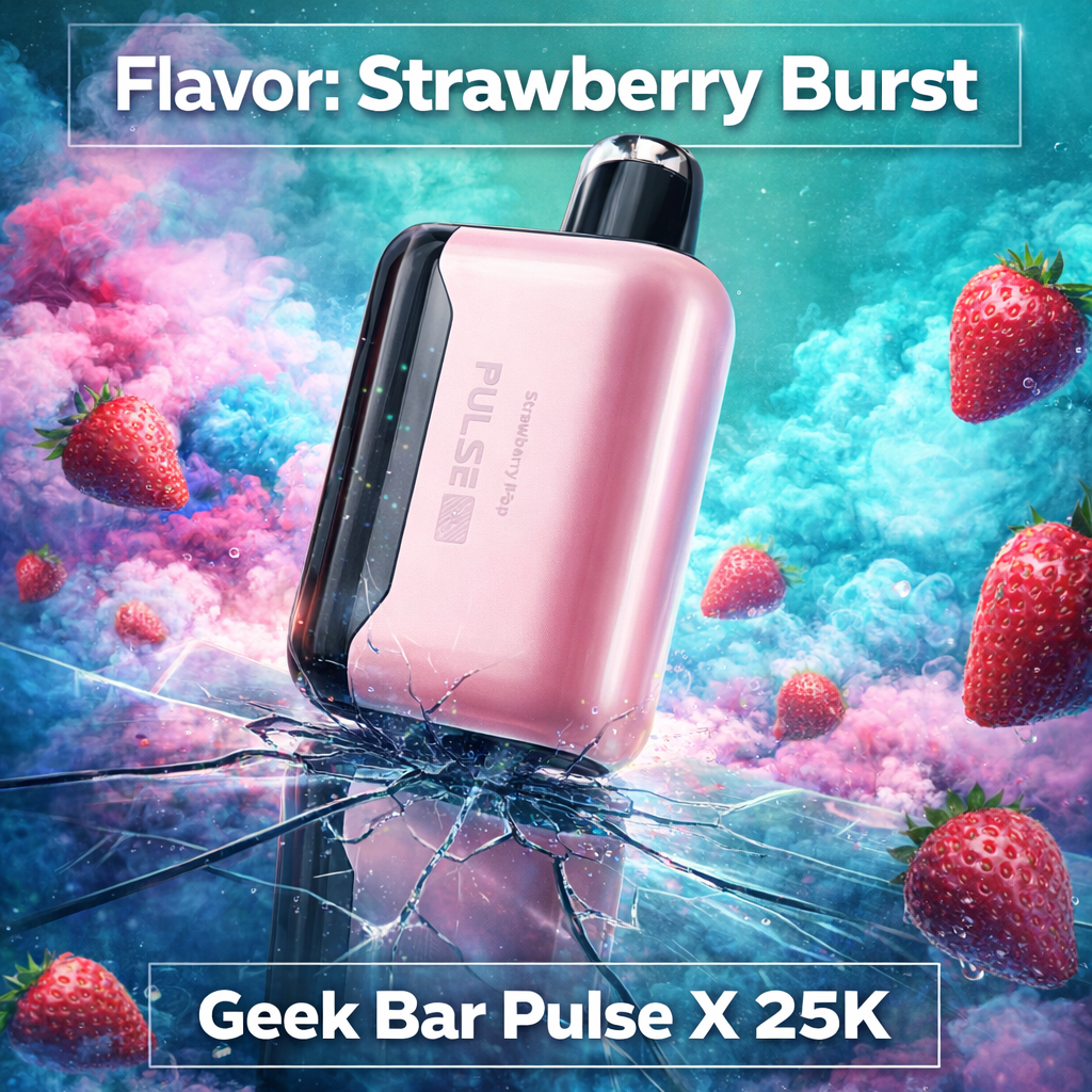 Strawberry Burst - Geek Bar Pulse X 25K 