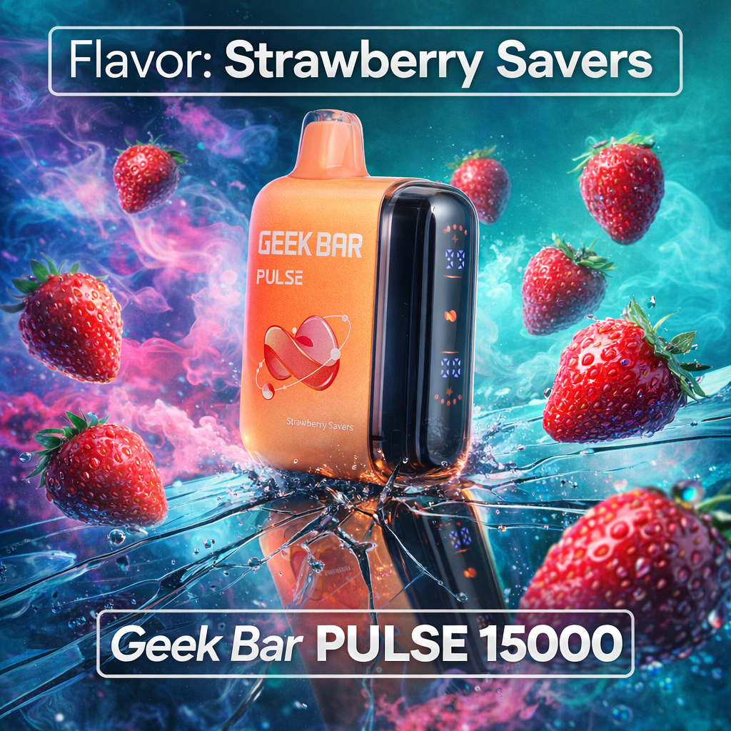 Strawberry Savers - Geek Bar PULSE 15000 