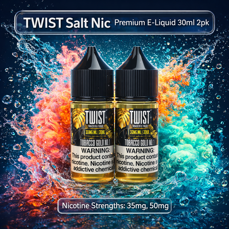 TWIST Salt Nic Premium E-Liquid 30ml 2pk
