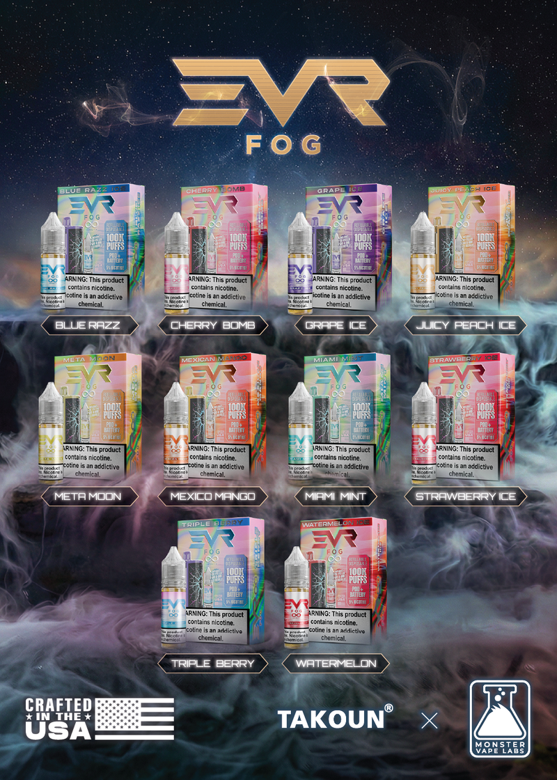 EVRFOG 100K Refillable Disposable POD