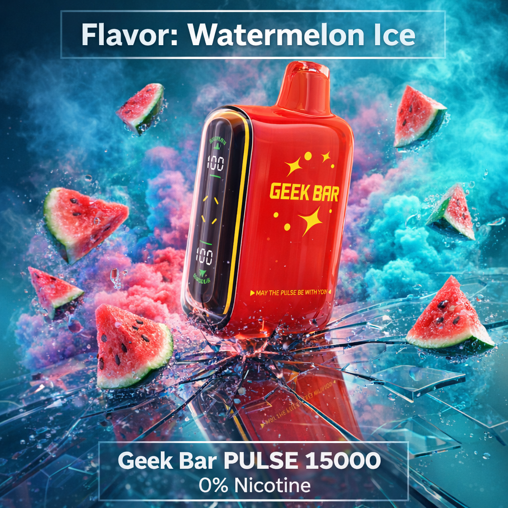 Geek Bar PULSE 15000 0% Nicotine - Watermelon Ice