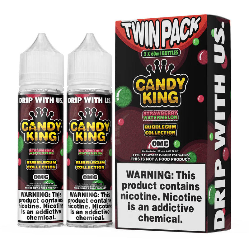 Candy King Bubblegum E-Liquid 60ml Twin Pack
