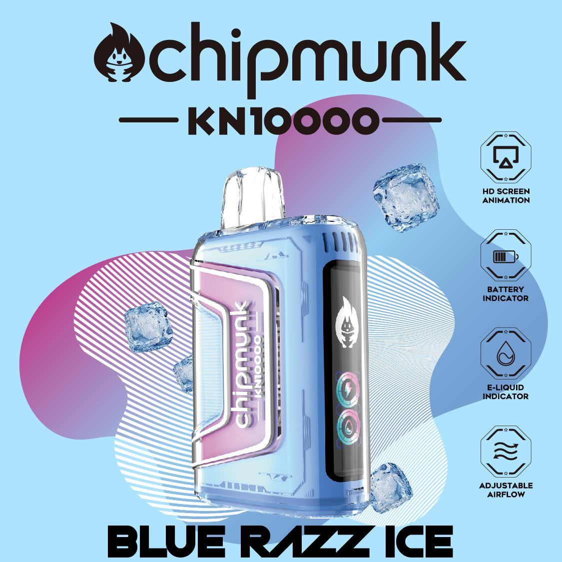 Blue Razz Ice Chipmunk KN10000
