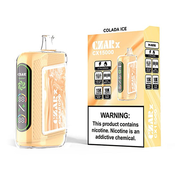 Colada Ice CZAR X CX15000 Disposable Vape 15000 Puffs Colada Ice CZAR X CX15000 Disposable Vape 15000 Puffs