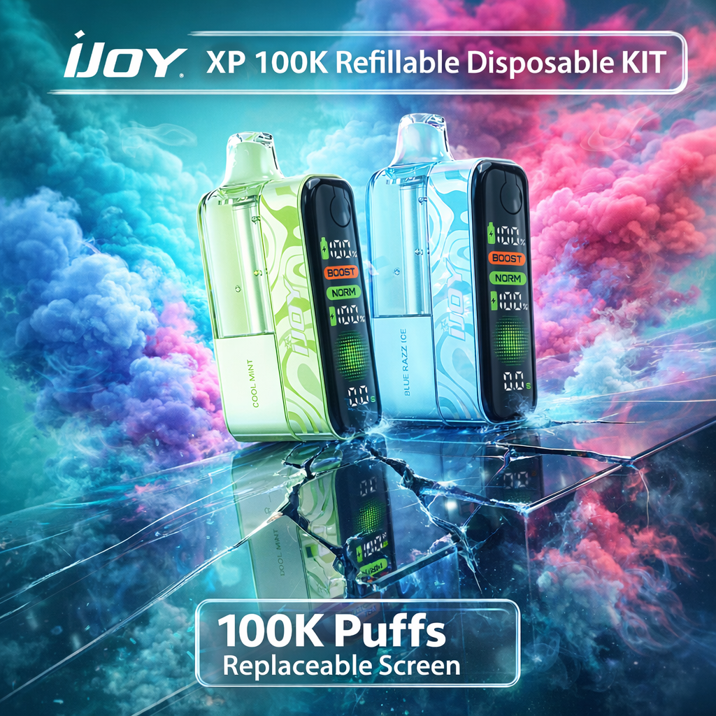 iJoy XP 100K Refillable Disposable KIT TEXAS COMPLIANT
